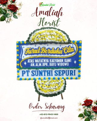 Papan Bunga Duka di Tondo