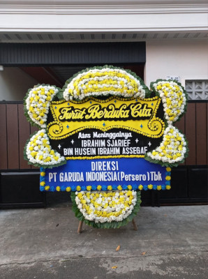 Papan Bunga Duka di Tondo